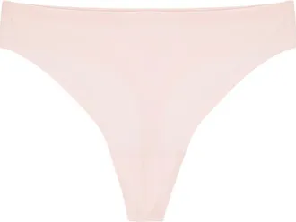 Chantelle Soft Stretch Light Pink Thong, Thong, Partially Lined - One Size
