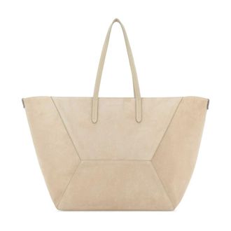 Brunello Cucinelli Handbags - female - Brunello Cucinelli - Shopping Bags - Beige - ONE SIZE - Bags