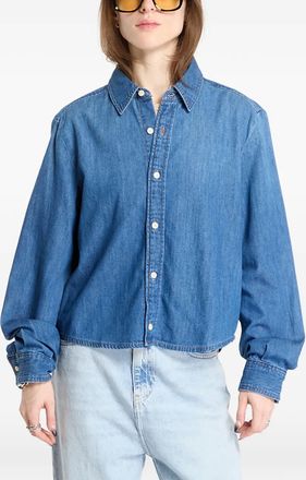 Calvin Klein Camicia denim a maniche lunghe - Blu