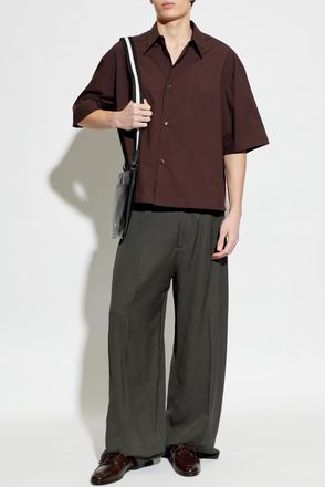 STUDIO NICHOLSON Sanko Shirt, Mens, Brown