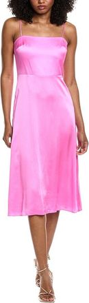 Amanda Uprichard Clover Silk Midi Dress