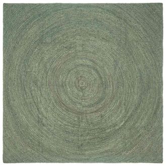 vidaXL Alfombras De &Aacute;rea Verde Oliva 200 X 200 Cm Yute Vidaxl