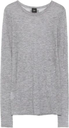 Pinko Mujer, Camisetas, Gris, Talla: XS