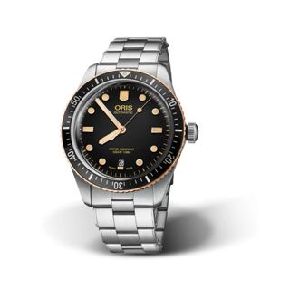 Oris 73377074354-0782018 - Divers Sixty-Five - Dames - Horloges - Grijs - ONE Size - Accessoires