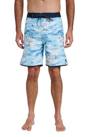 Quiksilver Surfsilk Tropical Board Shorts in Total Eclipse at Nordstrom Rack, Size 30