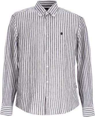 HUGO BOSS Blue Regular Stripes Shirt