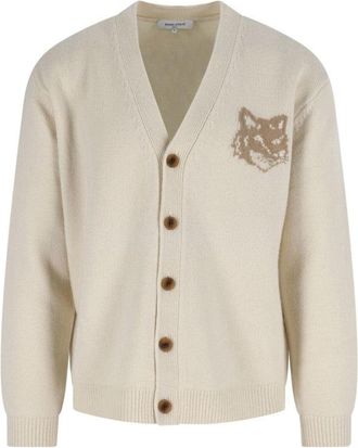 Maison Kitsun&eacute; Timeless White Knit Sweater