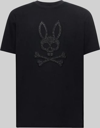 Psycho Bunny Mens Gabin Graphic Tee 001 BLACK / XXXL