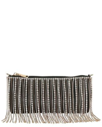 Badgley Mischka Piper Leather Clutch
