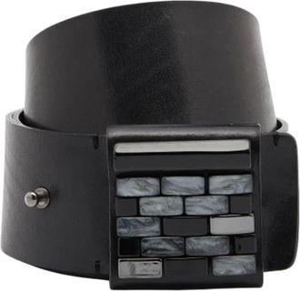 Armani Pre-owned Leather belts - Dames - Vintage Accessoires - Zwart - ONE Size - Leer - Vintage