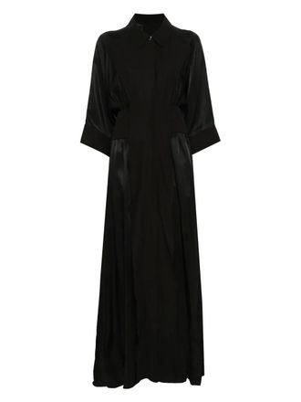 Pinko Amerigo maxi-jurk - Zwart