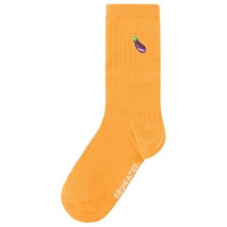 Dedicated Rib Socks Knivsta Eggplant Multifunktionssocken - Unisex | orange