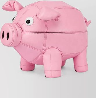 Moschino leather bag charm