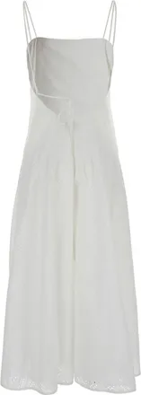 Tory Burch White Embroidery Dress