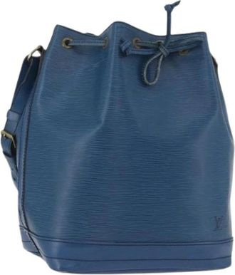 Louis Vuitton Pre-owned Bucket Bags, female, Blue, Size: ONE SIZE Pre-owned Bucket Bag