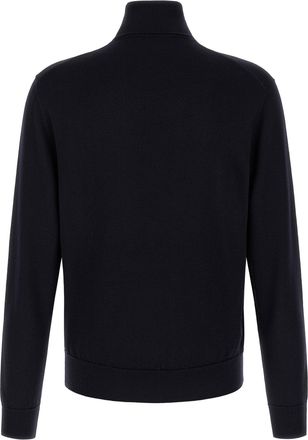 Dolce & Gabbana Virgin Wool Turtleneck Sweater - Navy