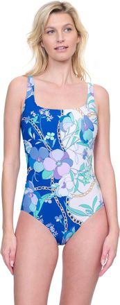 Gottex Memories Of Capri Square Neck Tank One Piece