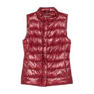 Herno Vests, female, Red, Size: L Giulia Vest