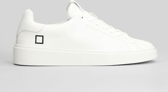 D.A.T.E. D. A.T. E. Levante Mono Sneakers In White Leather