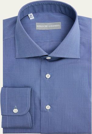 Bergdorf Goodman Mens Cotton Spread Collar Dress Shirt