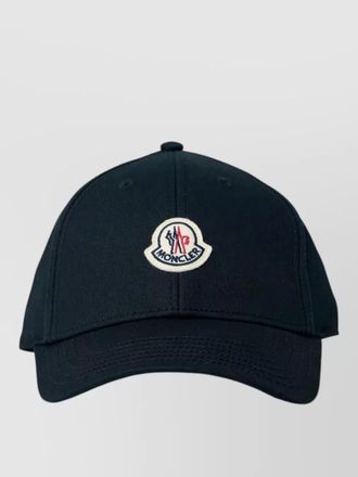 Moncler baseball cap logo detail curved brim