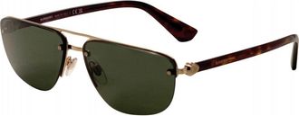 Burberry Mens BE3164 62 110971 Sunglasses - Gold - One Size