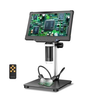 OEM Microscopio Digital Lcd Ips De 10,1 Pulgadas Y 1080p, Aumento De 1000x, 16 Mp, Iluminaci&oacute;n Integrada (10,1)