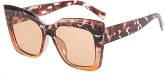 Generic Outdoor Mens Vacation Sunglasses Large Frame Sports Women Commuter Sun Glasses(Multi-colored)