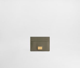 Dolce & Gabbana Plongé Calfskin Card Holder - Woman Wallets And Small Leather Goods Green Onesize