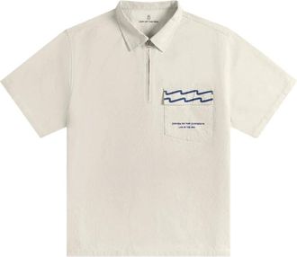 Law Of The Sea LAW OF THE Sea, Heren, Tops, Beige, Maat: L Katoen