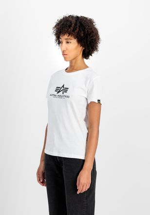 Alpha Industries T-Shirt ALPHA INDUSTRIES New Basic T-Shirt BL W, Damen, Gr. XL, weiss (wei&szlig;), Obermaterial: 100% Baumwolle, Shirts T-Shirt
