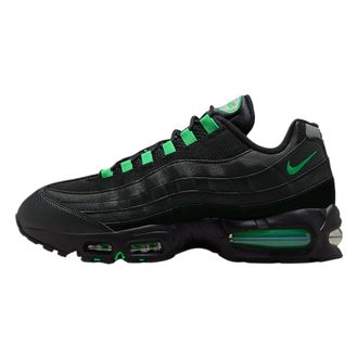 Nike Nike Air Max 95 Big Bubble Mens Shoes (Black/Black/Pearl Grey/Green Shock), Black/Black/Pearl Grey/Green Shock, 8 UK