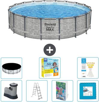Bestway Piscina Bestway Steel Pro Max Redonda - 549x122 Cm - 8-piezas S566