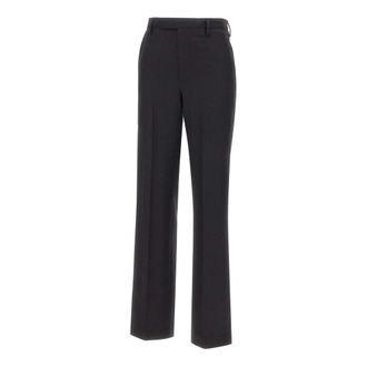 Maison Margiela Wide Trousers, female, Black, 2XS, Tailored Trousers