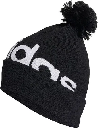 adidas Pompom Beanie Asia Sizing Black White H32425