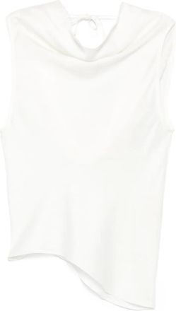 Marques Almeida Top asimmetrico - Bianco