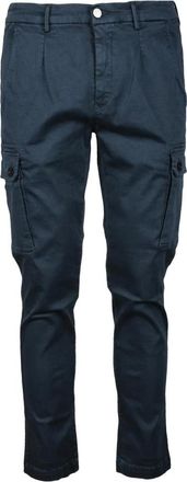 Replay Cargo Stretch Broek met Rits Sluiting - Heren - Slim Fit Broeken - Zwart - W36 - Katoen - Broeken