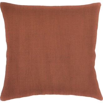 Anaya with Love So Soft Linen Pillow with Down Insert in Rustic Orange at Nordstrom, Size 2Ft 0In X 2Ft 0In