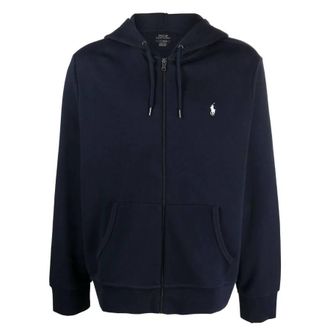 Polo Ralph Lauren Double-Knit Full-Zip Hoodie, Size Small