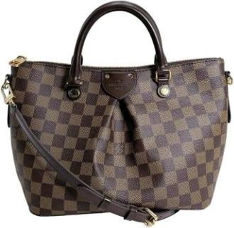 Louis Vuitton Pre-owned Handbags, female, Brown, Size: ONE SIZE Pre-owned Vintage Damier Canvas Handbag