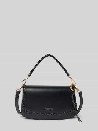 Seidenfelt Manufaktur Handtasche mit Label-Detail Modell LILJENDAL in Black, Gr&ouml;&szlig;e 1