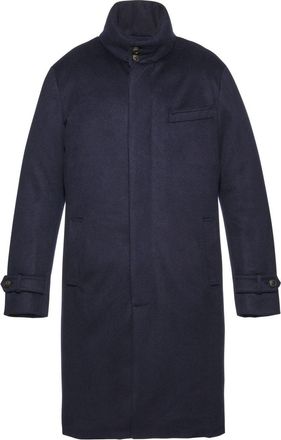 Norwegian Wool single-breasted cashmere coat - men - Cashmere/Down - L - Blue