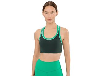 SPLITS59 Robbie Airweight Bra Womens Bra Military/Spearmint : LG, Nylon/Spandex