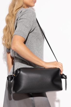 Yuzefi Brioche Shoulder Bag, Womens, Black