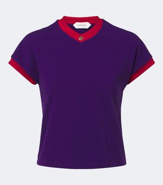 Versace T-shirt Medusa in jersey di cotone