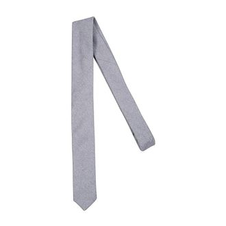 Eleventy Silk and Cashmere Tie - male - Eleventy - Ties - Gray - ONE SIZE - Accessories