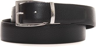 Canali Cintura Nero-marrone Canali Uomo