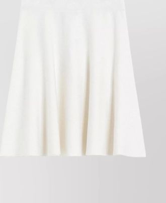 Max Mara a-line flared miniskirt elastic waist