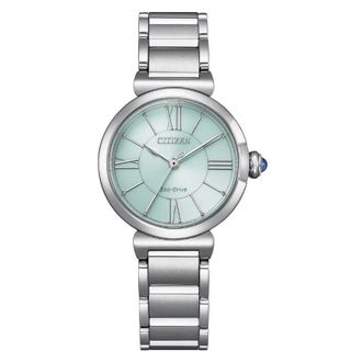 Citizen L Series Eco-Drive Green Dial Ladies Watch EM1070-83L