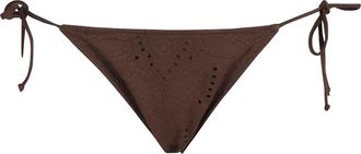 MC2 Saint Barth Marielle bikini bottom - women - Polyamide/Elastane - S - Brown